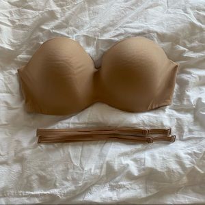 Victoria’s Secret Nude Strapless Bra 34D